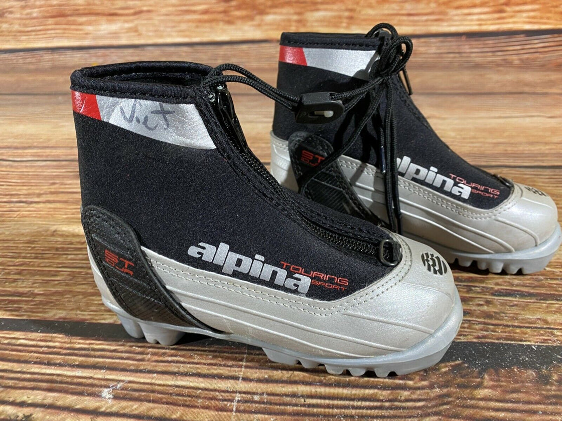 Alpina ST10jr Kids Nordic Cross Country Ski Boots Size EU27 US9.5 for NNN A-203