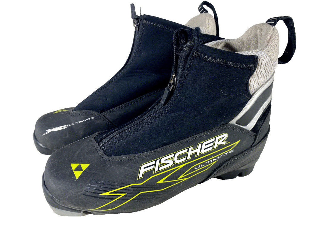Fischer Ultimate Classic Nordic Cross Country Ski Boots Size EU37 US5.5 NNN