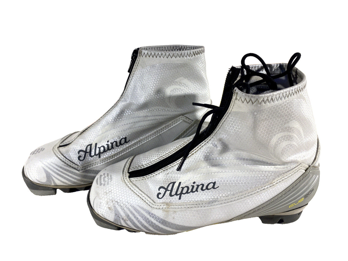 Alpina Eve20s Nordic Cross Country Classic Ski Boots Size EU37 US5 NNN 246