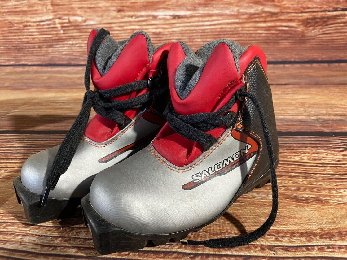 Salomon Snowmonster Kids Cross Country Ski Boots Size EU29 US11 SNS Profil S86
