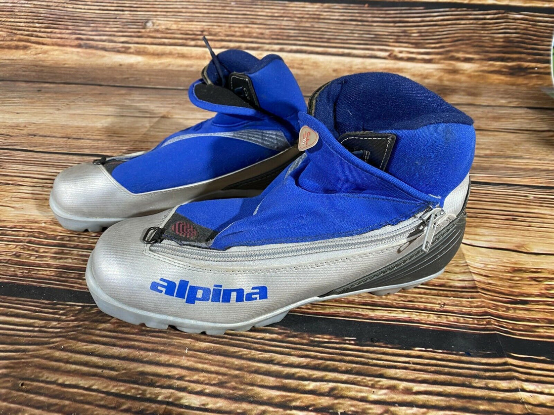 Alpina ST11 J Cross Country Ski Boots Classic Size EU38 US6 NNN Rottefella 683
