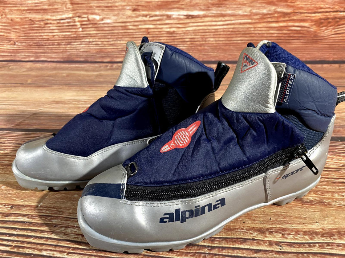 Alpina 311 Nordic Cross Country Ski Boots Size EU38 US6 for NNN