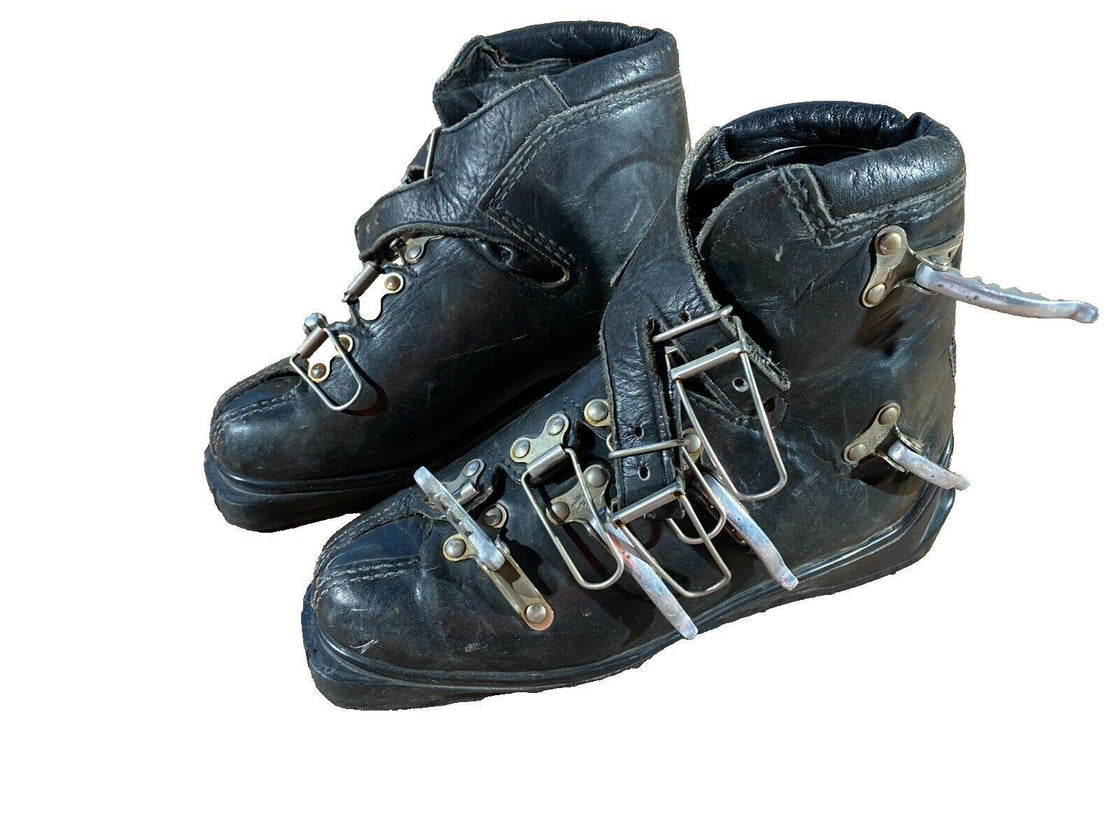 WEKAL SCHUH Vintage Alpine Ski Boots Mountain Skiing US7 UK6 Mondo 255 KL149