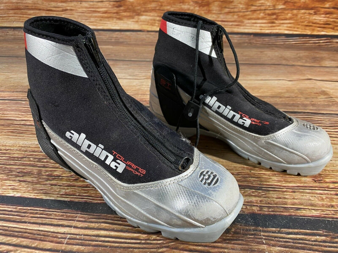 Alpina ST10jr Nordic Cross Country Ski Boots Size EU36 US4.5 NNN