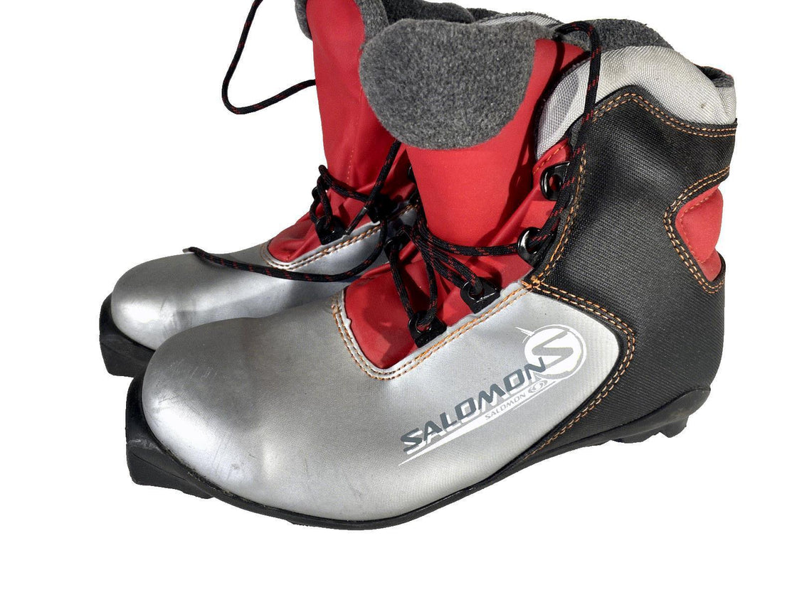 SALOMON Classic Nordic Cross Country Ski Boots Size EU37 1/3 US5 SNS Profil