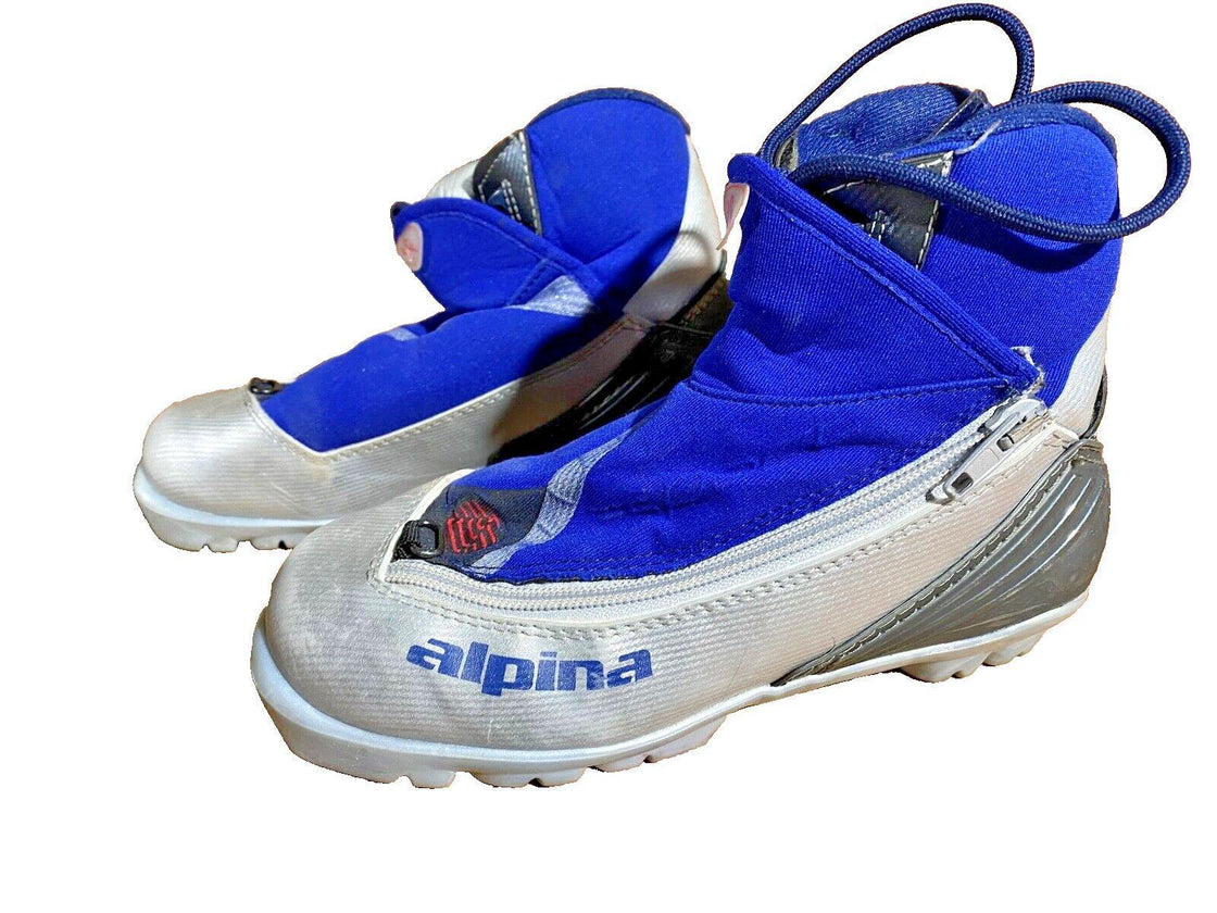 Alpina ST11j Nordic Cross Country Ski Boots Size EU35 US3.5 for NNN 819