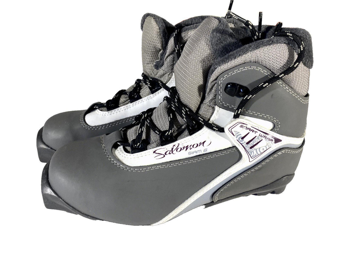 Salomon Siam 5 Nordic Cross Country Ski Boots Size EU38 US6.5 SNS Profil