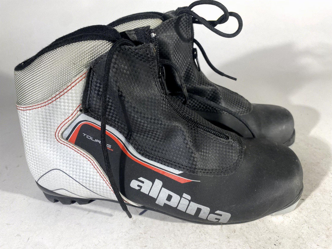 Alpina Touring Nordic Cross Country Ski Boots Size EU42 US9 for NNN bindings 605
