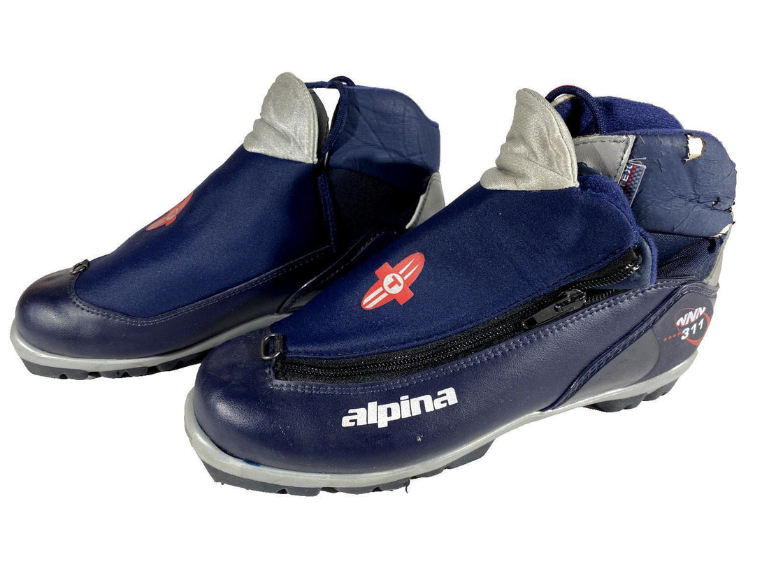 Alpina 311 Nordic Cross Country Ski Boots Size EU40 US7.5 for NNN