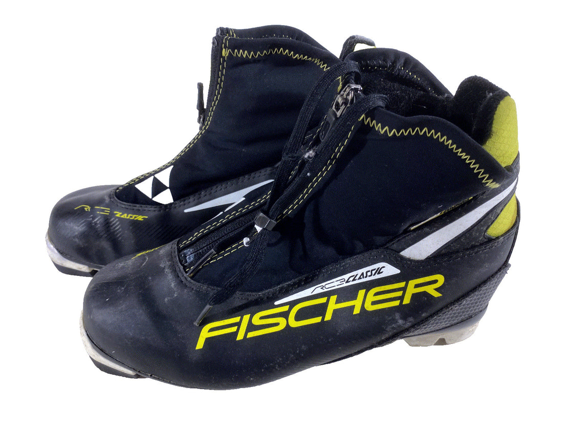 Fischer RCS Classic Nordic Cross Country Ski Boots Size EU38 US6 for NNN 386