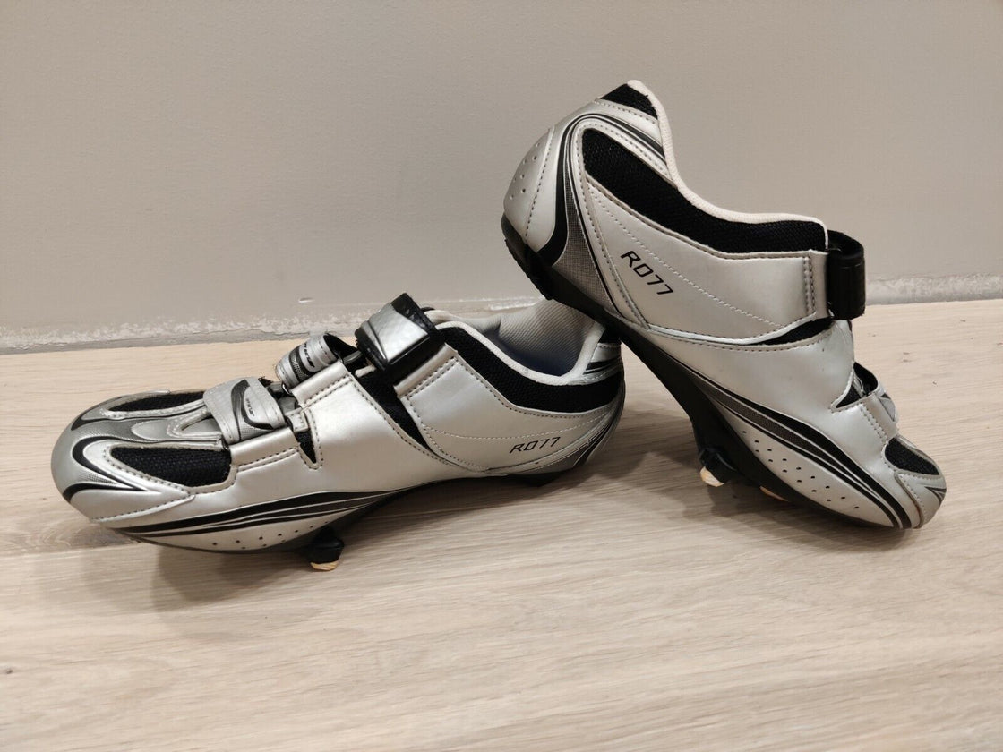 SHIMANO R077 Road Cycling Shoes With Cleats Men's Size EU43