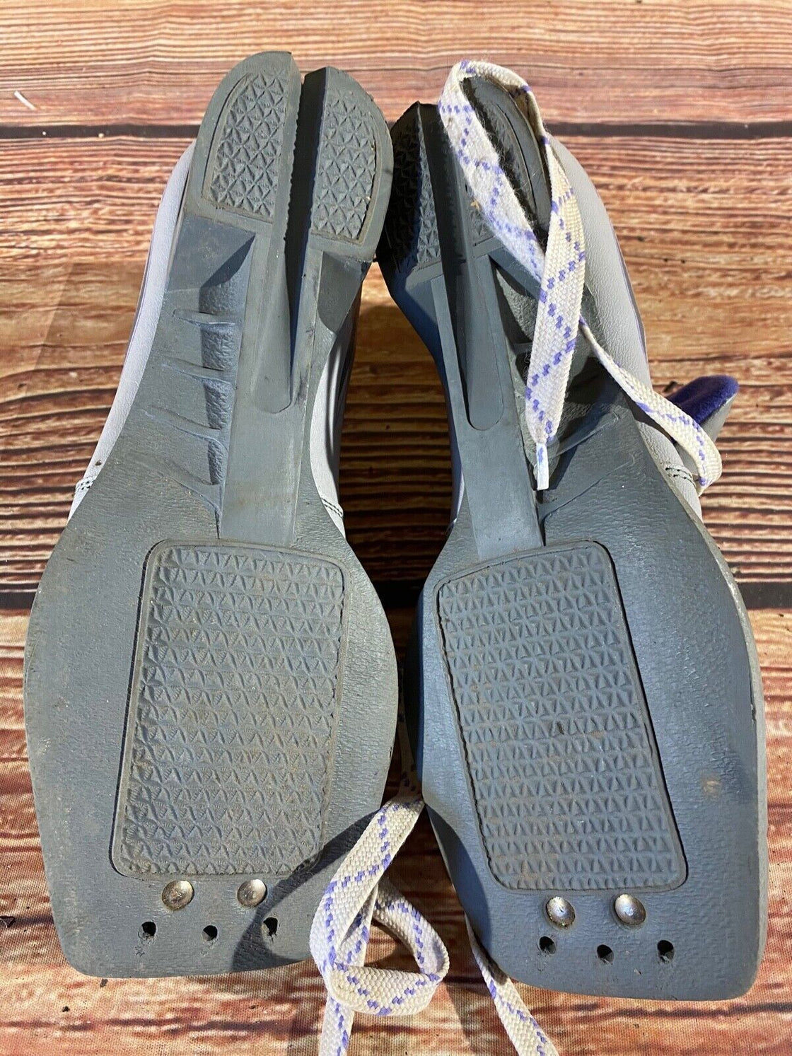Botas Retro Vintage Cross Country Nordic Norm Ski Boots Size EU38 US6 NN 75mm