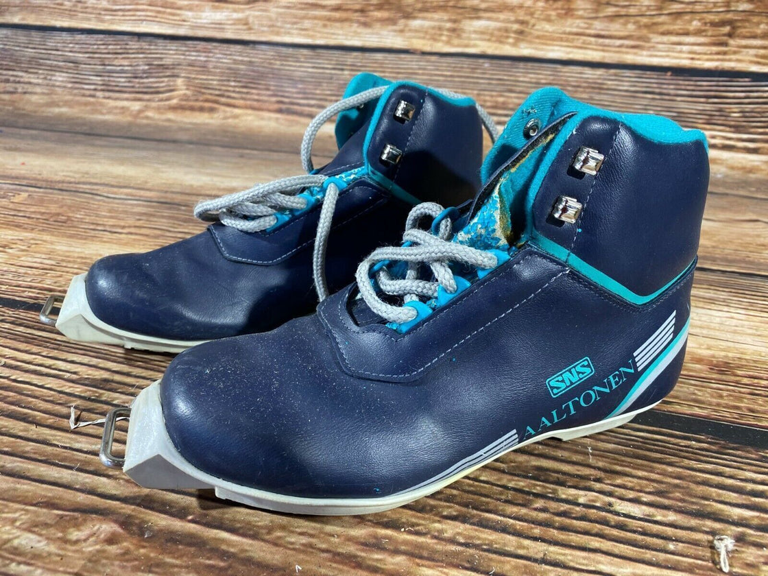 AALTONEN Nordic Cross Country Ski Boots Ladies Size EU37 US5 SNS Old Profil 1222