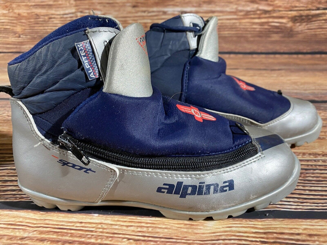 Alpina 311 Nordic Cross Country Ski Boots Size EU37 US5 for NNN 939
