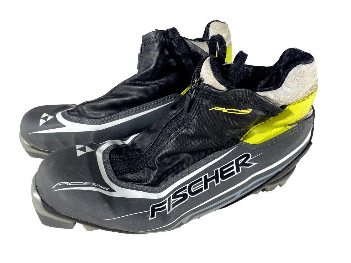 Fischer RC3 Classic Nordic Cross Country Ski Boots Size EU40 US7.5 NNN