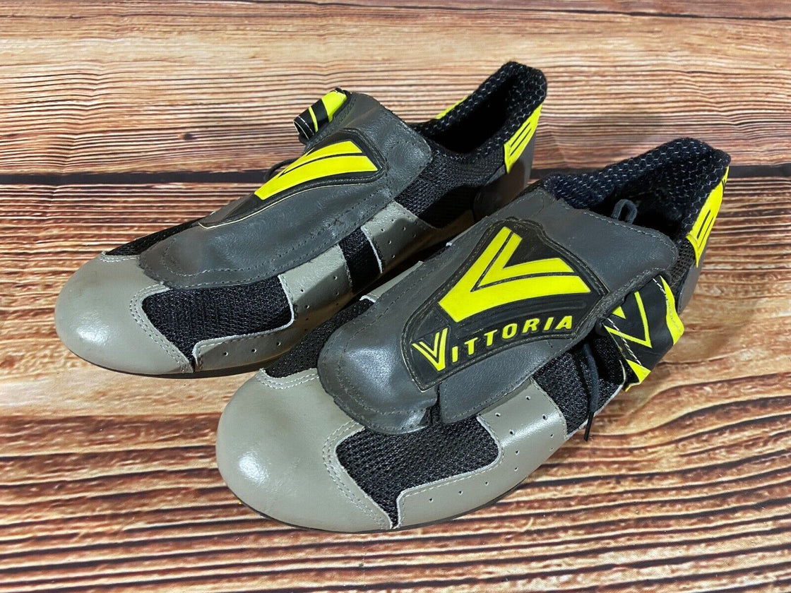 VITTORIA Vintage Road Cycling Shoes Biking Boots Size EU45 US11 Mondo 280