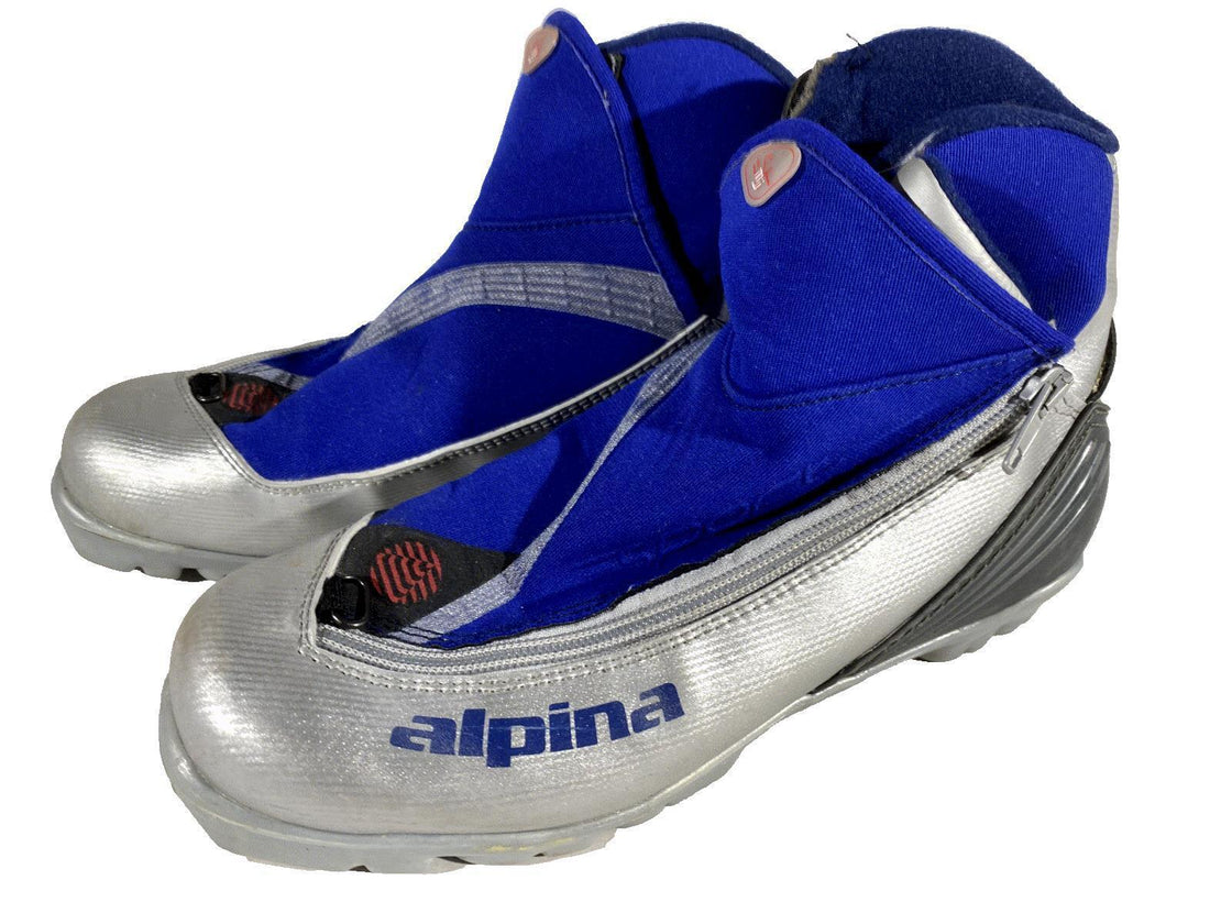 Alpina ST11j Nordic Cross Country Ski Boots Size EU40 US7.5 for NNN 898