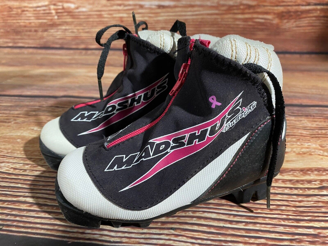 Madshus Burerfly Kids Nordic Cross Country Ski Boots Size EU26 US9 NNN M188
