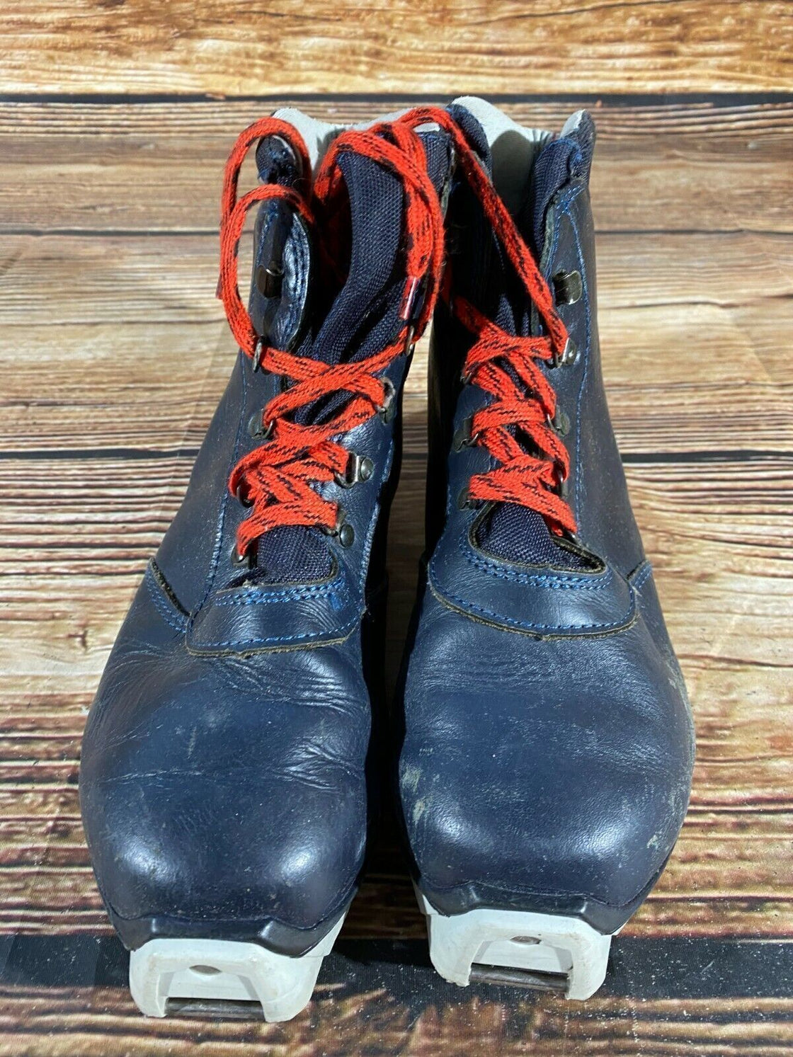 SALOMON Leather Nordic Cross Country Ski Boots Size EU40 US7.5 SNS Profil