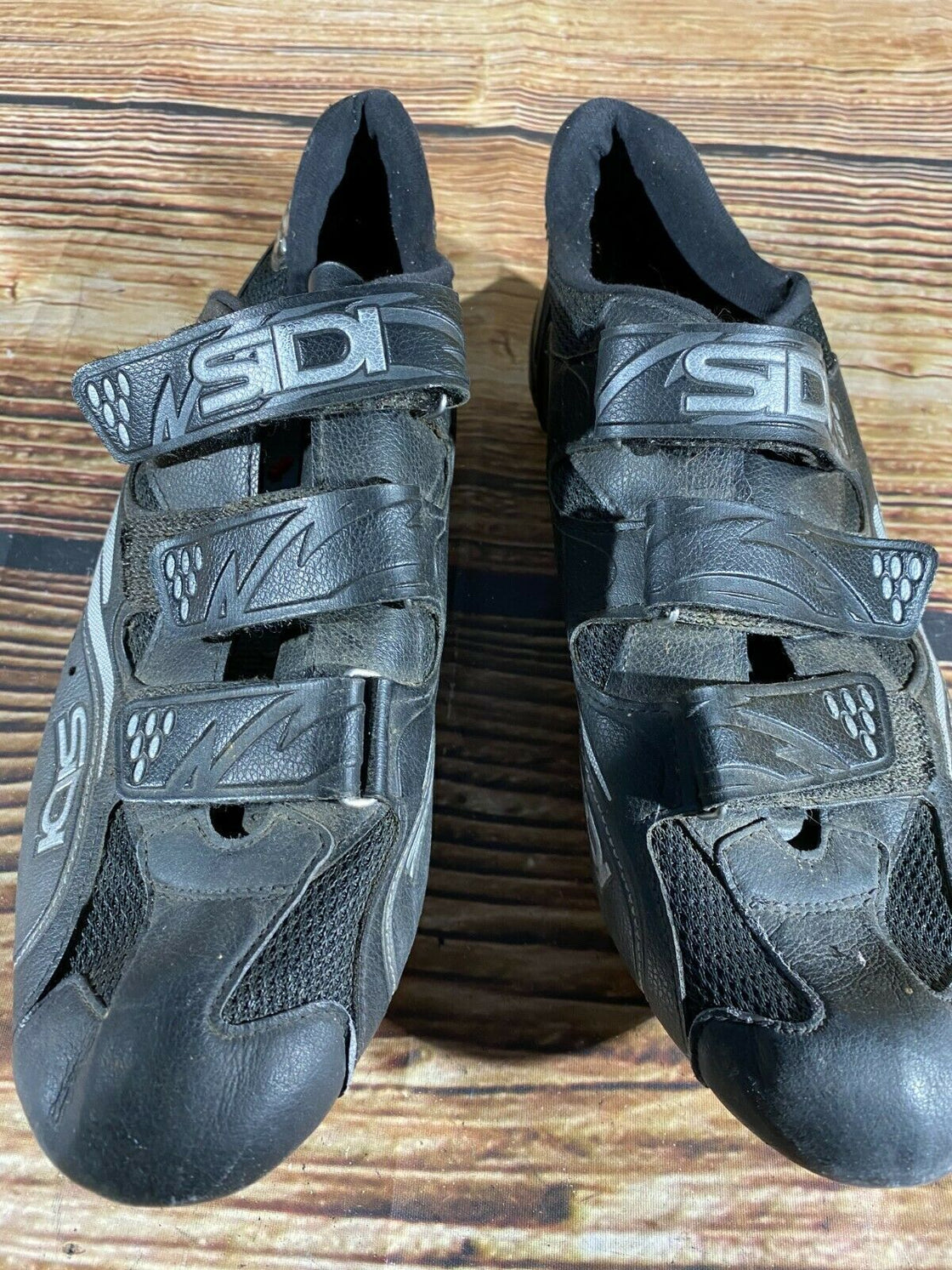 SIDI Vintage Road Cycling Shoes Clipless Biking Boots Size EU46 US10.5 +Cleats