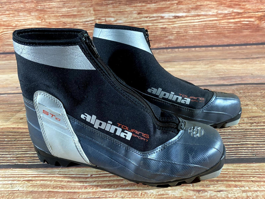 Alpina ST10 Nordic Cross Country Ski Boots Size EU41 US8 for NNN