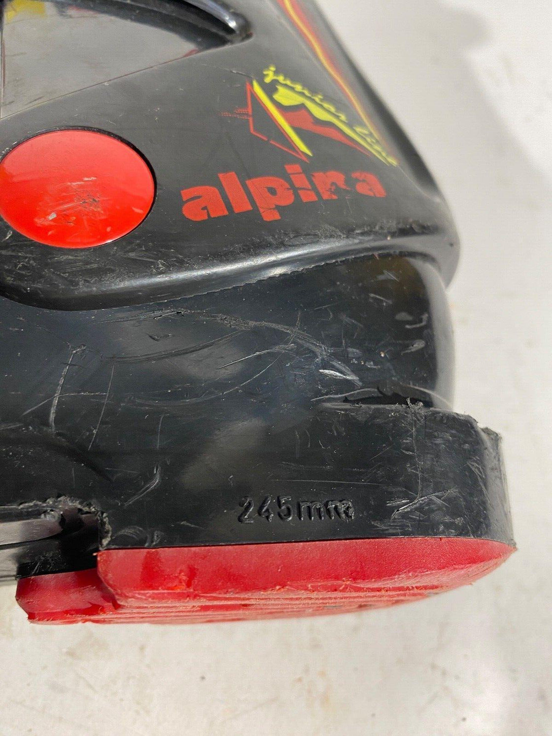 Alpina Alpine Ski Boots Kids Youth Size Mondo 202 mm, Outer Sole 245 mm DH29