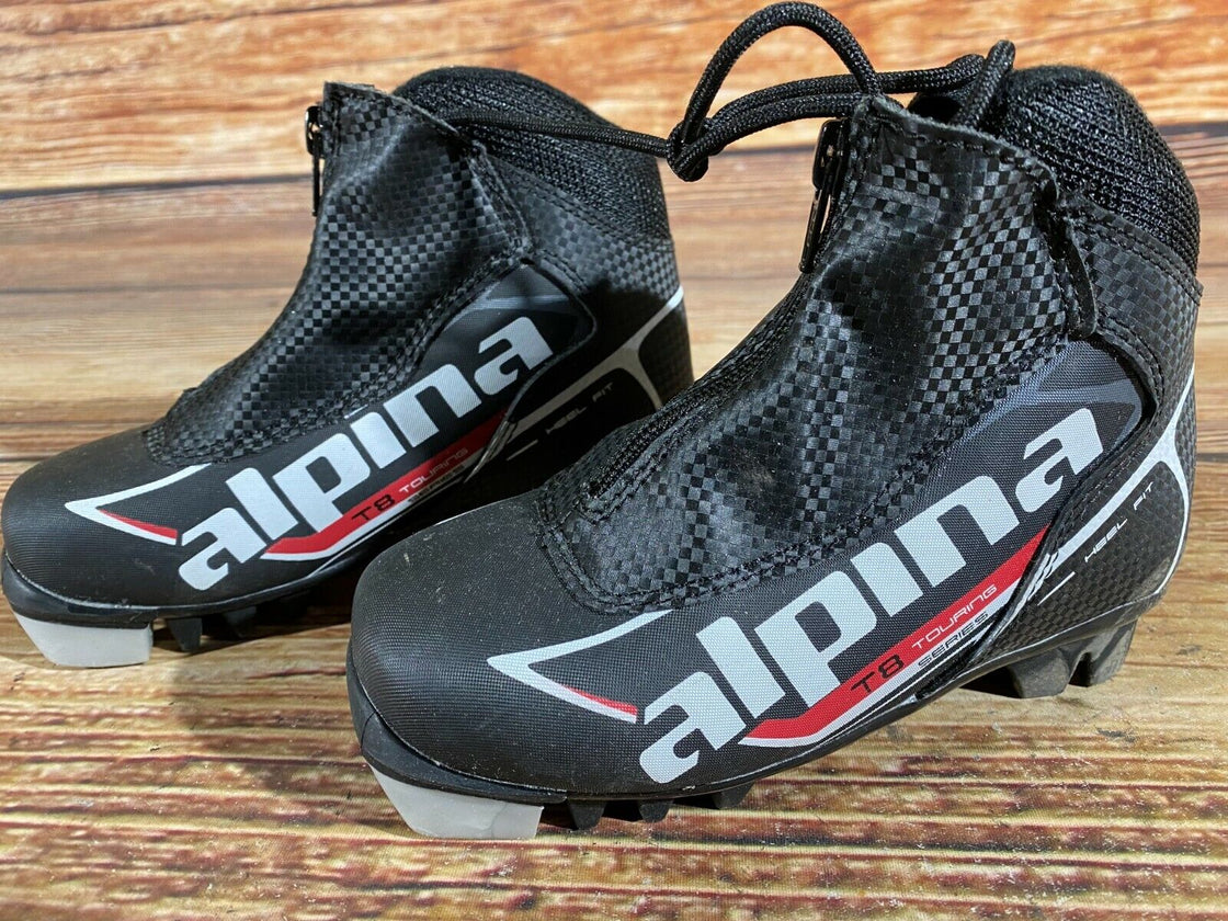Alpina T8 Kids Nordic Cross Country Ski Boots Size EU29 US11 for NNN A-40
