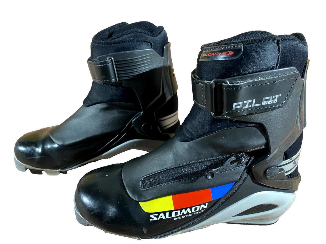 SALOMON Pro Combi Nordic Cross Country Ski Boots Size EU36 2/3 US4.5 SNS Pilot