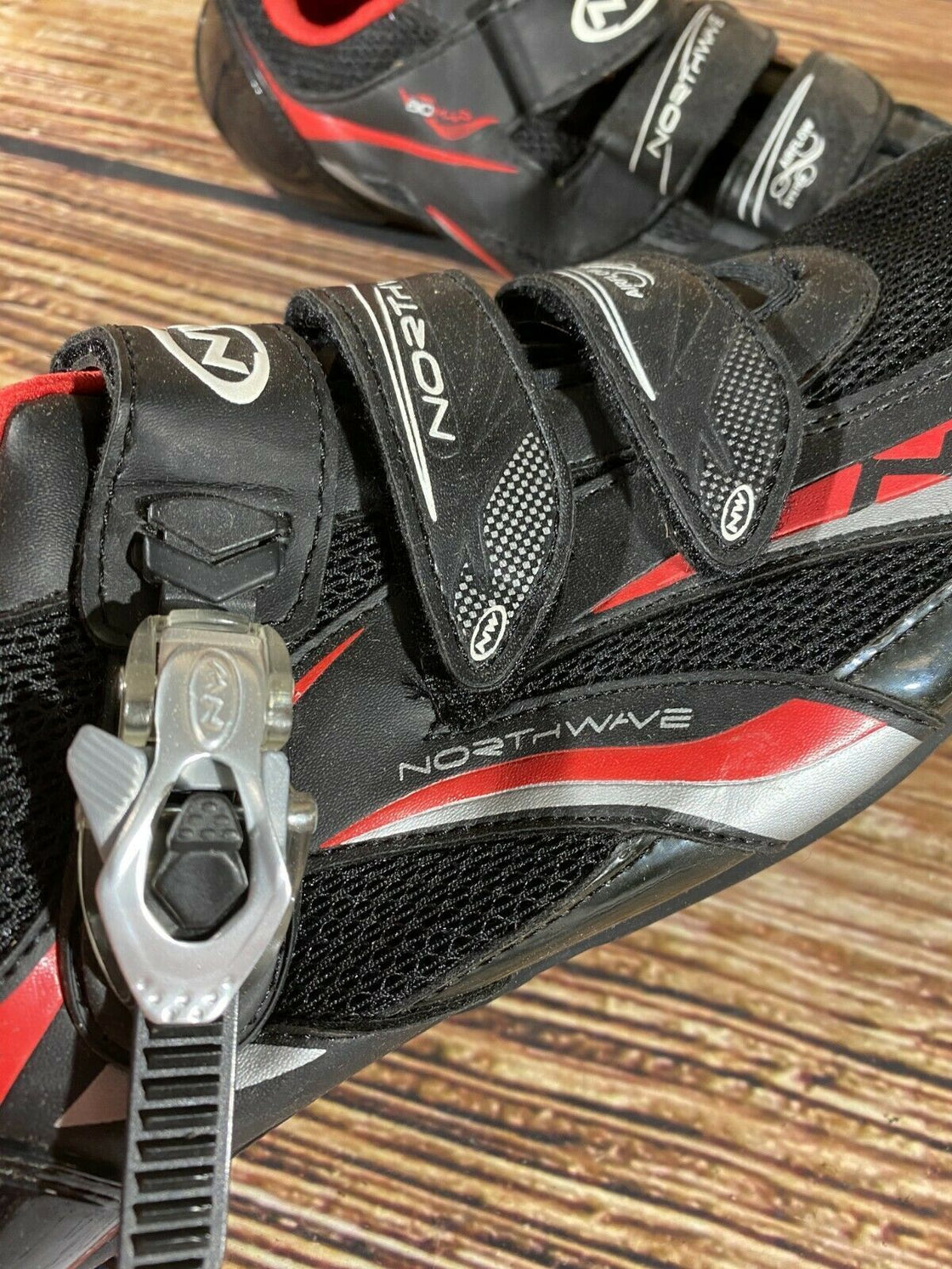 NORTHWAVE Carbon Road Cycling Shoes Vintage Road Bike Size EU46 US13 with Cleats