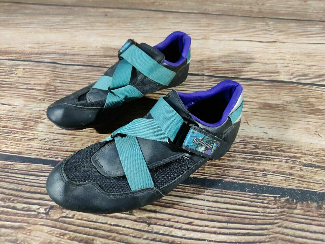 SHIMANO R070 Vintage Road Cycling Shoes Bicycle Shoes Size EU42 Road bike shoes