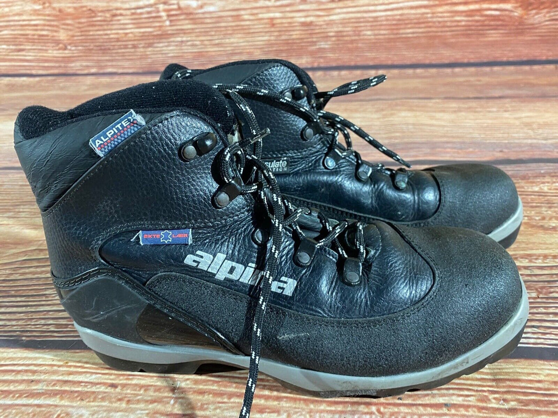 Alpina Back Country Nordic Cross Country Ski Boots Size EU43 US9.5 NNN BC