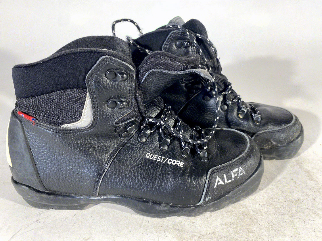 Alfa Quest/Core Back Country Nordic Cross Country Ski Boots Size EU39 US7 NNN BC