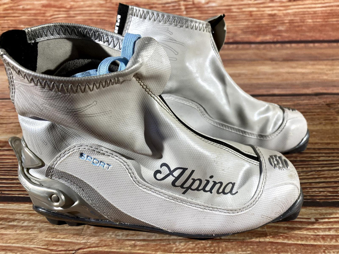 Alpina SCL Eve Nordic Cross Country Ski Boots Size EU38 US6 for NNN 892