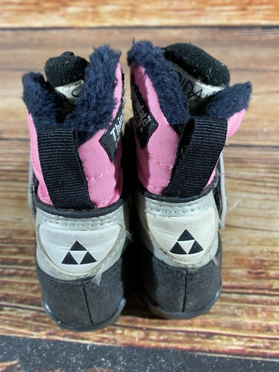 Fischer Snow Star Kids Nordic Cross Country Ski Boots Size EU26 US9 NNN F-155