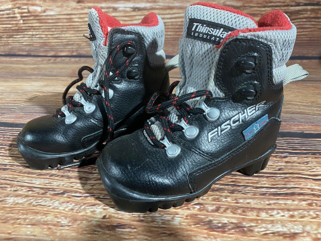 Fischer  Kids Nordic Cross Country Ski Boots Size EU25 US8.5 NNN F-422