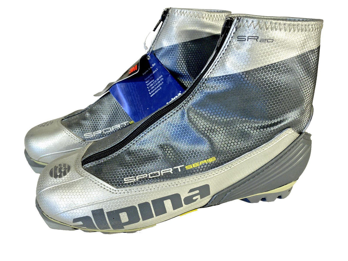 Alpina SR20 Classic Nordic Cross Country Ski Boots Size EU43 US9.5 for NNN