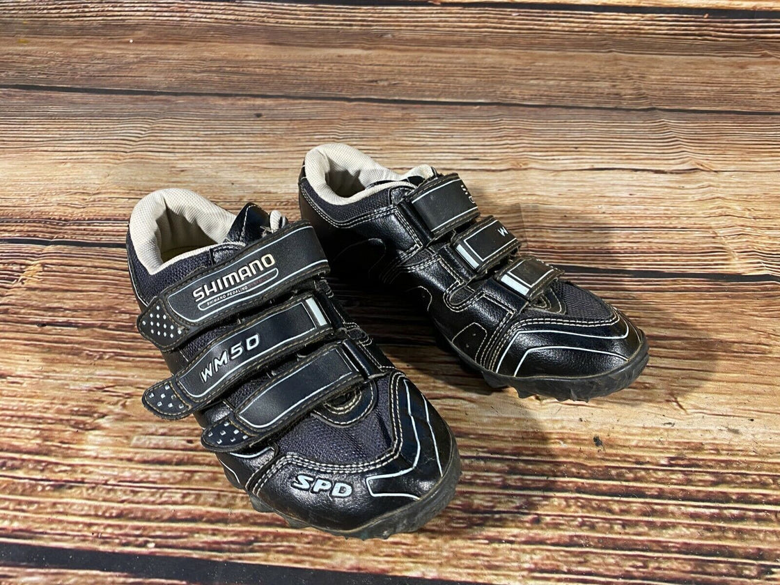 SHIMANO WM50 Cycling MTB Shoes Mountain Bike Boots Ladies Size EU39 with Cleats