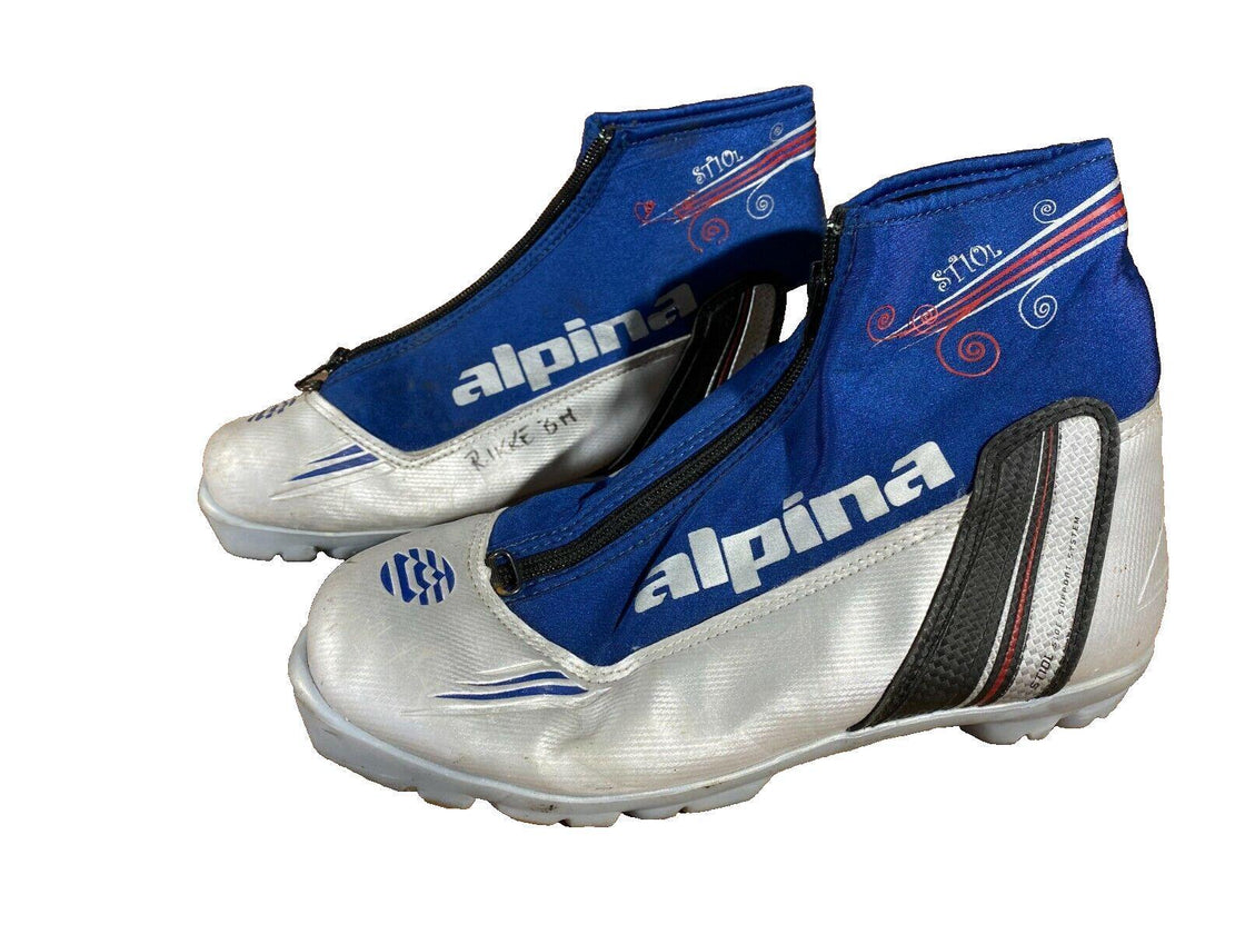 Alpina ST10L Cross Country Ski Boots Classic Size EU42 US9 NNN Rottefella 980