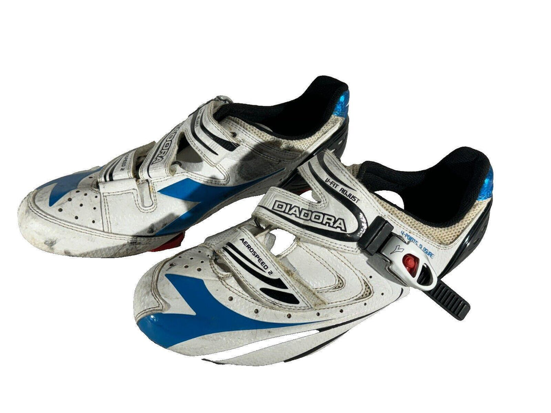 DIADORA Aerospeed Road Cycling Shoes Bicycle Ladies EU41 US9.5 Mondo 260 cs464