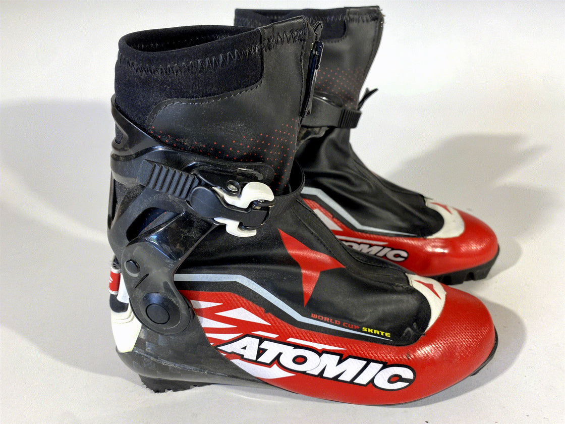 Atomic World Cup Nordic Cross Country Skate Ski Boots EU38 2/3 US6 SNS Pilot
