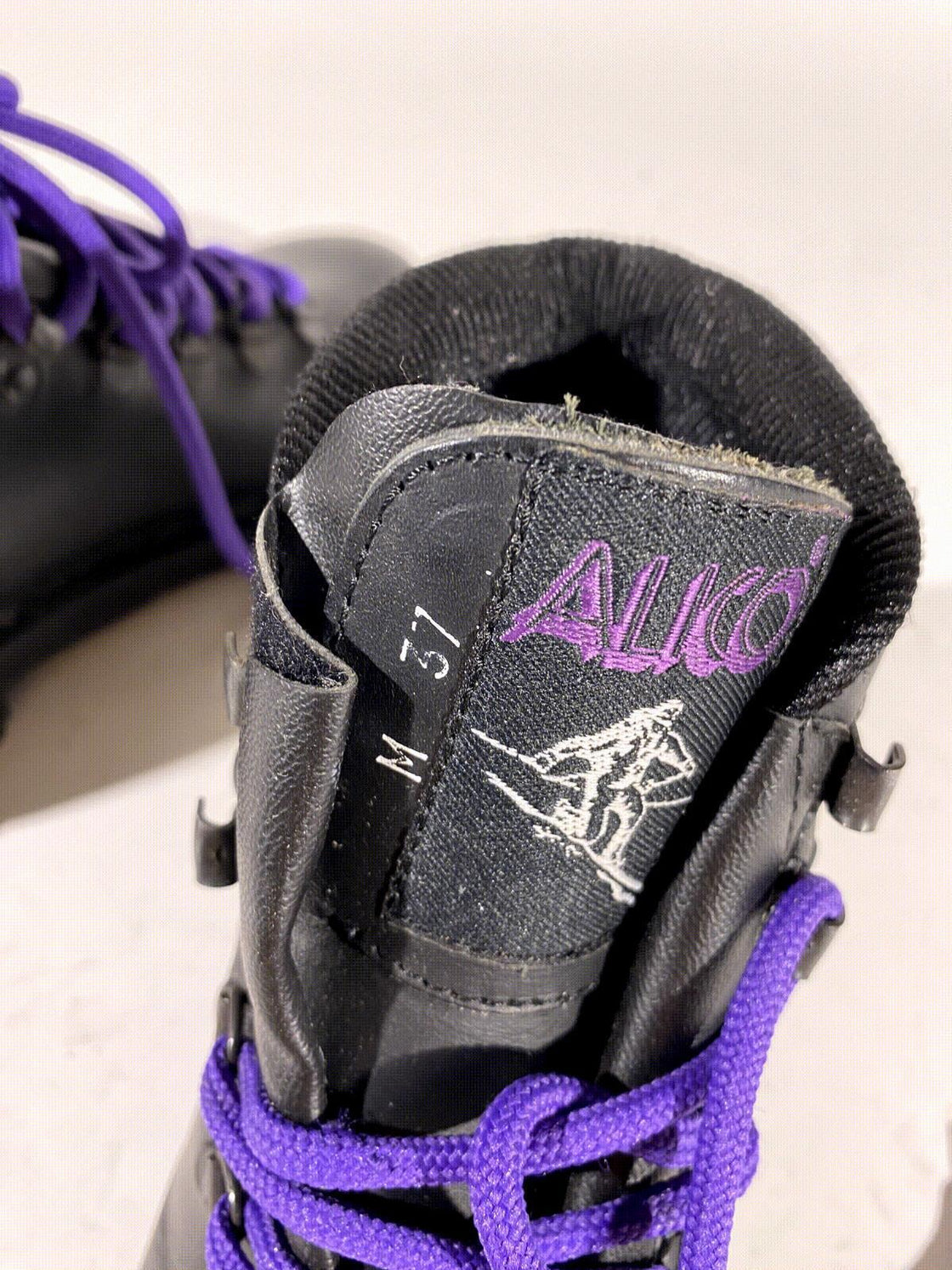 Alico Telemark Nordic Norm Cross Ski Boots Size EU37 US5.5 NN 75mm