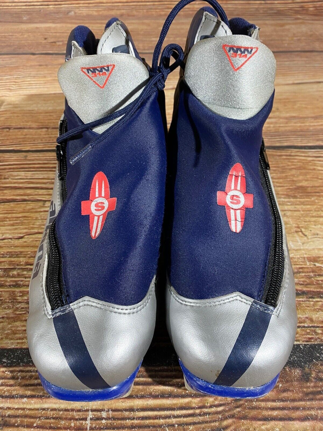Alpina 314 Nordic Cross Country Ski Boots Size EU42 US9 for NNN 735