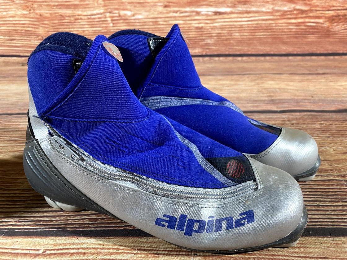 Alpina SP15 Nordic Cross Country Ski Boots Size EU42 US9 for NNN 705
