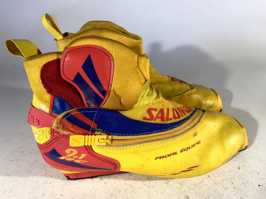 SALOMON Team Equipe Classic Cross Country Ski Boots Size EU38 US6 SNS Profil