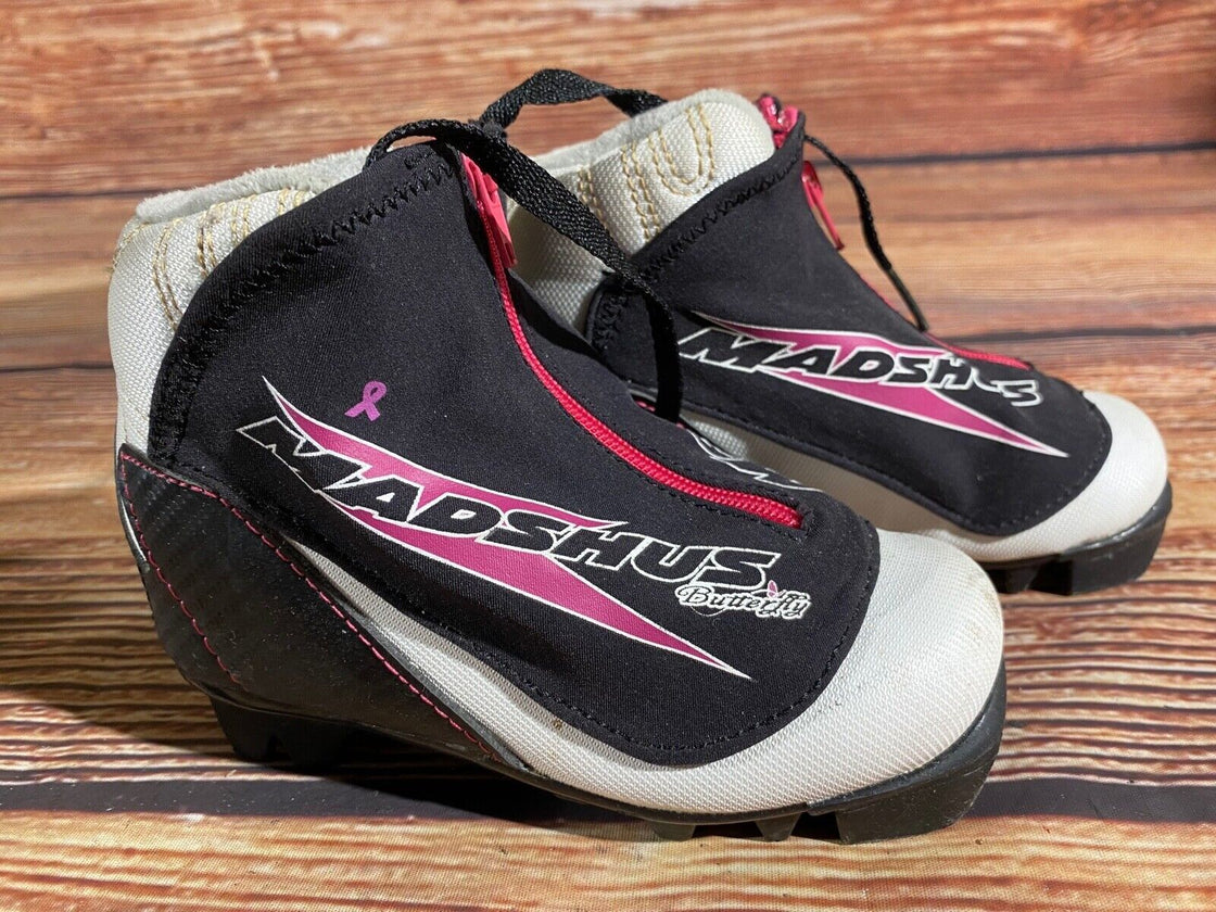 Madshus Buterfly Kids Nordic Cross Country Ski Boots Size EU27 US10 NNN M189