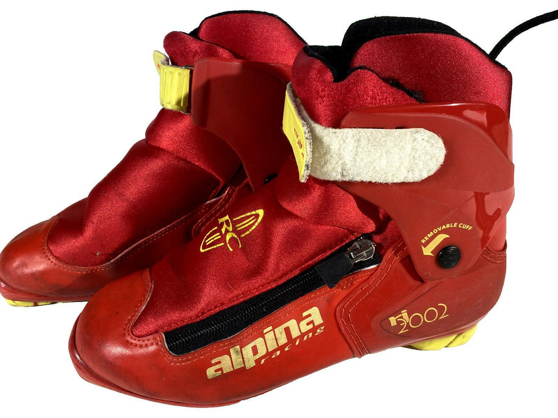 Alpina Racing 2002 Nordic Cross Country Ski Boots Size EU39 US7 NNN