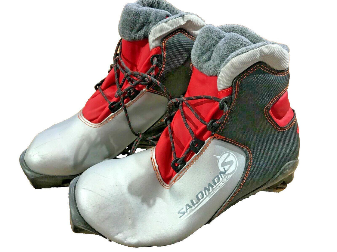 SALOMON Snowmonster Cross Country Ski Boots Size EU37 1/3 US6 SNS Profil