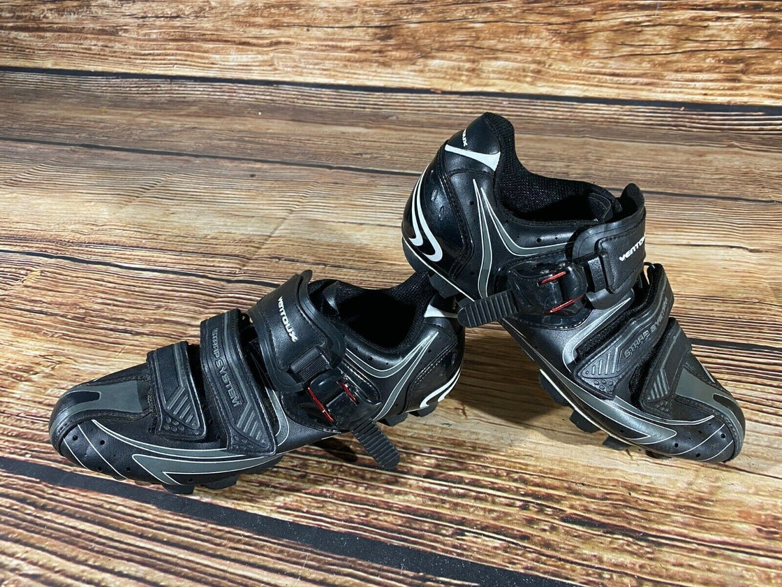 VENTOUX Cycling MTB Shoes Mountain Biking Boots Size EU 41 with SPD Cleats