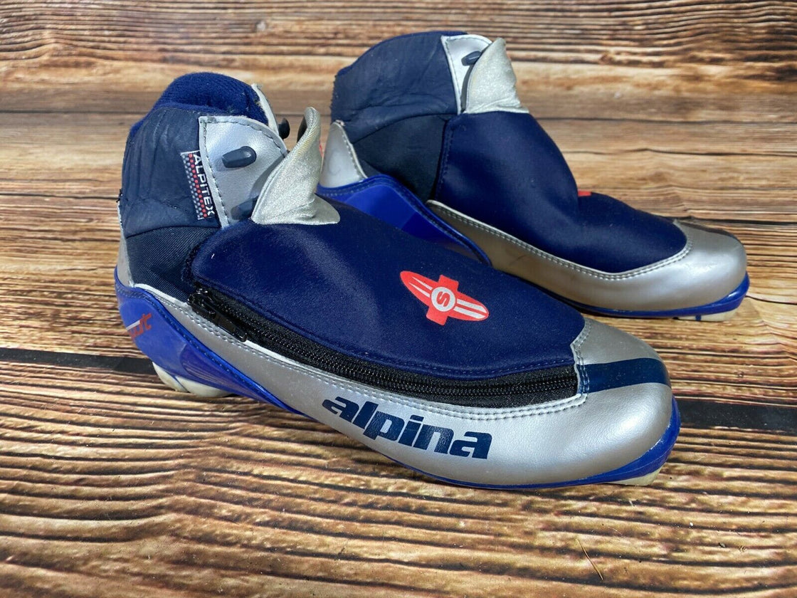 Alpina 314 Nordic Cross Country Ski Boots Combi Size EU42 US9 NNN 587