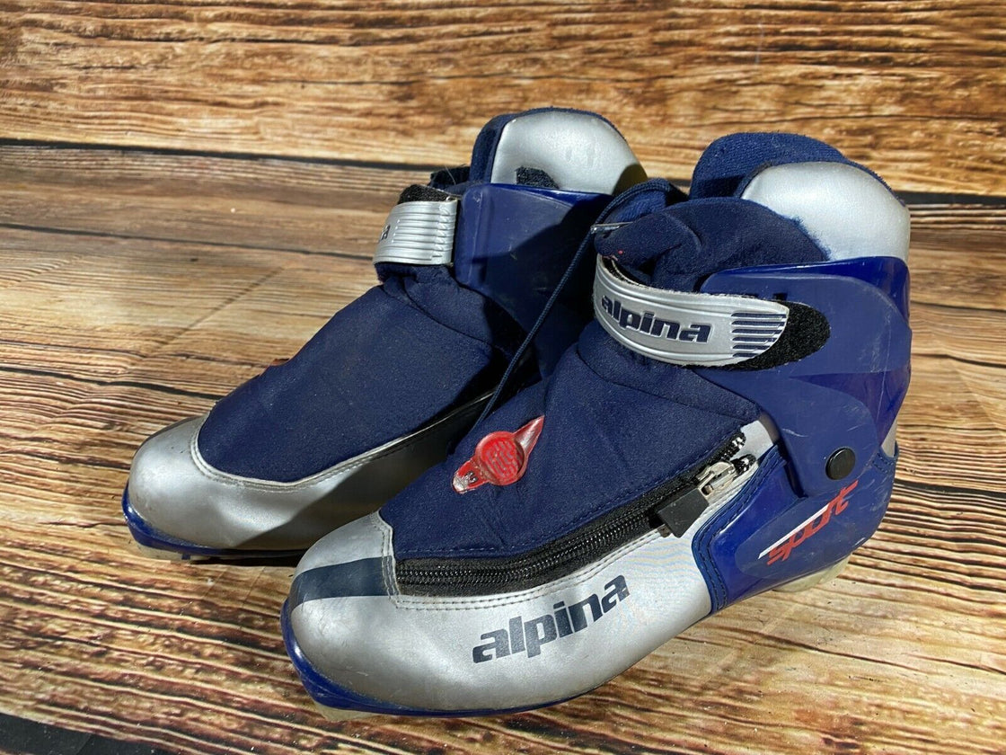 Alpina Sport Nordic Cross Country Ski Boots Size EU37 US5 NNN bindings